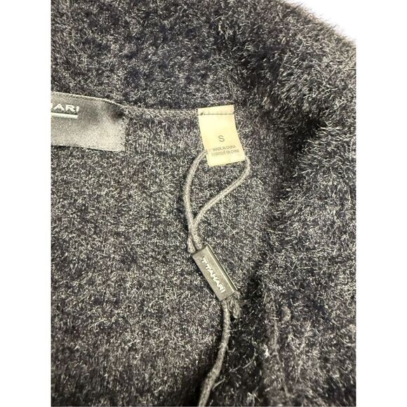 Tahari Women’s Small Faux Fur Jacket Black Comfort Soft Whimsigoth Chic NEW - Picture 5 of 6